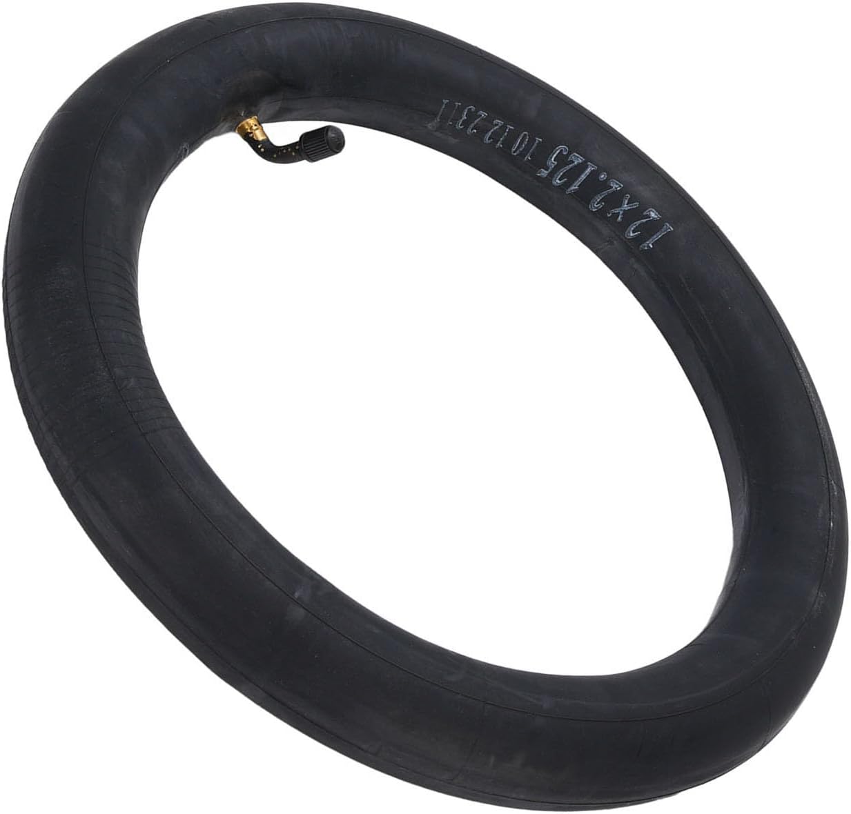 12 inch Thickened Inner Tube with Curved Valve, Rubber Electric Scooter Inner Tire Suitable for City Roads, Universal Replacement for Electric Scooter