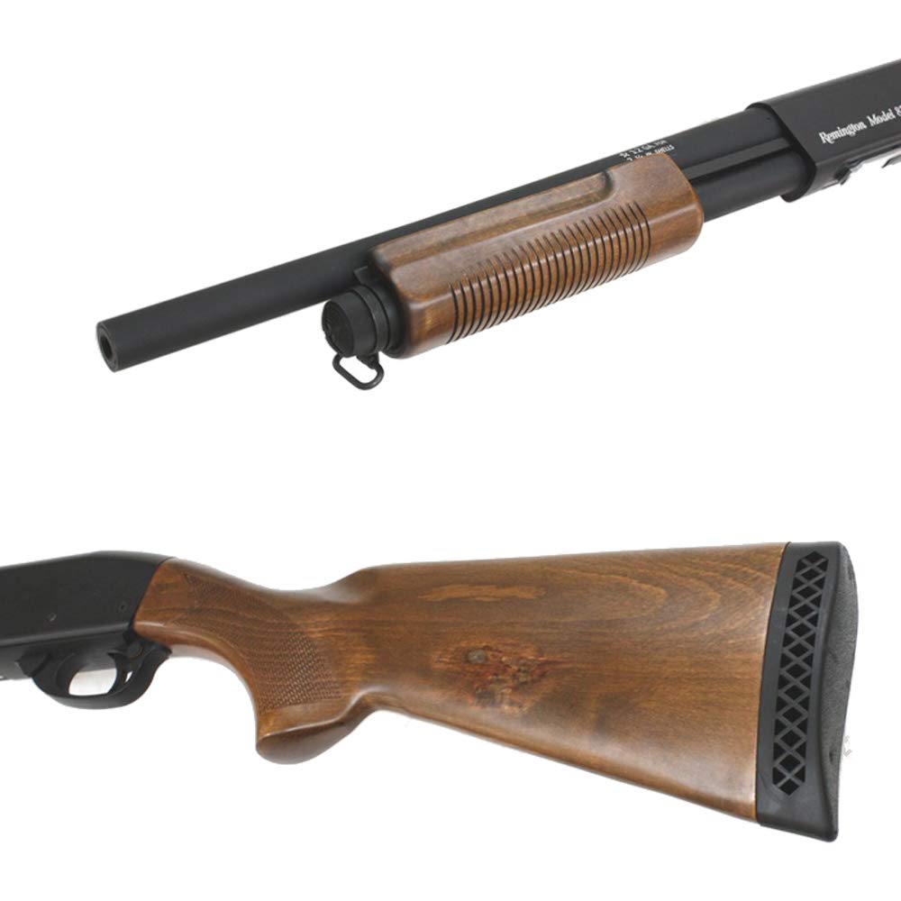 S&T ショットガン モデルガン 木製ストック m870 楽天市場】S&T M870 ロング リアルウッド エアーショットガン