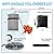 zenicham Thickened Outdoor Faucet Cover Socks for Winter Freeze Protection,Reusable Water Spigot Covers Winter Insulated Larger Size 12'' H x 8'' W,Hose Bib Covers with Reflective Strips,2 Pack(Grey)