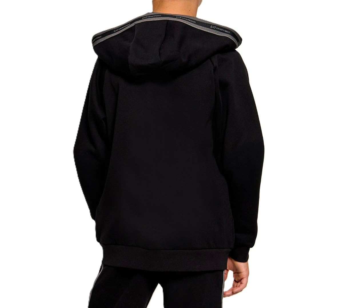 Emporio Armani EA7 - Chándal para niños y jóvenes de algodón afelpado con logo Series, 7B000375