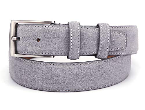 Thick Suede Genuine Leather Belt – Casual to Dress, Soft Texture3