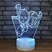 Produktbild HNXDP 3d Lampe Buntes buntes kleines Nachtlicht Weihnachtsdekorationsgeschenk für Babyraumlichter