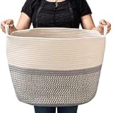 BASKETCASE XXXLarge Cotton Rope Basket Large (21.7