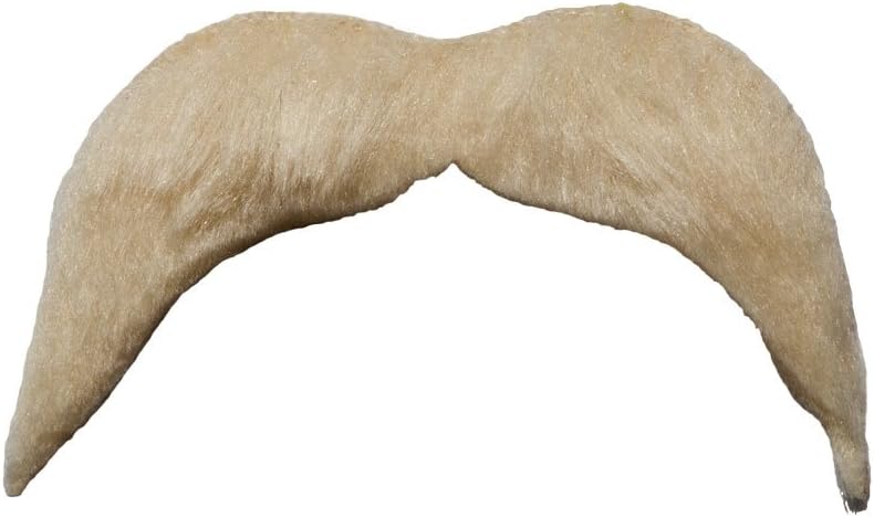 Wicked Costumes Adults 70s Style Tash Moustache Facial Hair Fancy Dress Up Party Accessory New