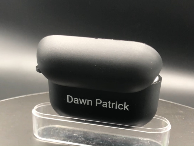 Produktbild von Personalisiert Kristallklares Namen & Initialen Hülle Für Für Airpods 3