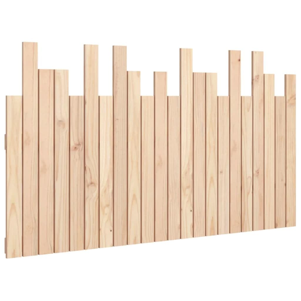 vidaXL Cabecero de Cama de Pared Madera Maciza de Pino 140x3x80 cm, cabecero de Cama, cabecero, cabecero de Dormitorio, cabecero de Cama para Pared