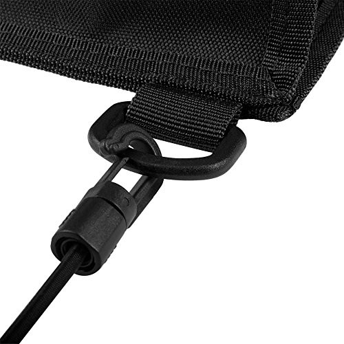 Gvn Car Concealed Seat Back Gun Rack To Hold 3 Rifles For Rifle Hunting Fits Most Sedans Suvs Pickup Mini Vans In Pair Black #TOP4