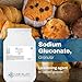 Lab Alley Sodium Gluconate, Granular, FCC/Food Grade, Kosher, Halal, Chelating Agent, Bitterness Inhibitor, and Plasticizer for Food & Industrial Use (2 Pounds)
