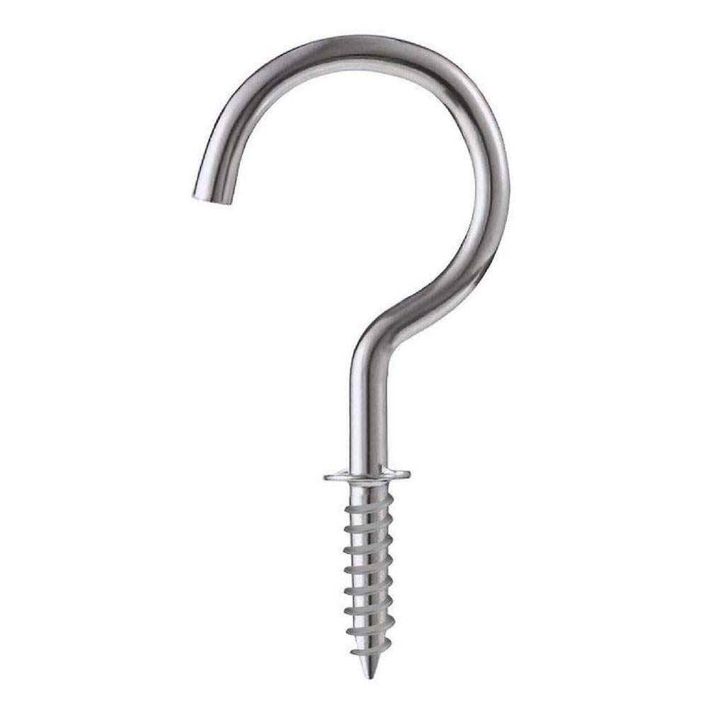 Sensational Nation Multiple USE (Pack Of 10) Cup Hook Screw/Hangers Size 2 INCHES