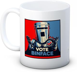 Vote Binface – Count Binface – Clacton – 325 ml keramisk kaffemugg