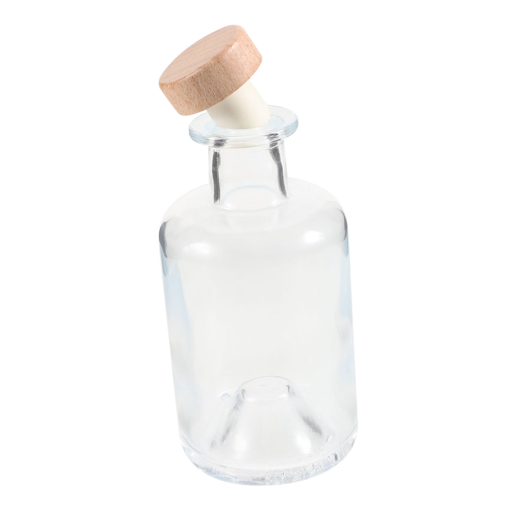 Cabilock Thickened White Wine Bottle Uv Reusable Bottles Breakable Bottle Prop Brewing Bottle Sealed Bottle Beverages Bottles Sealable Bottle Empty Bottles Alchole Bottle Glass