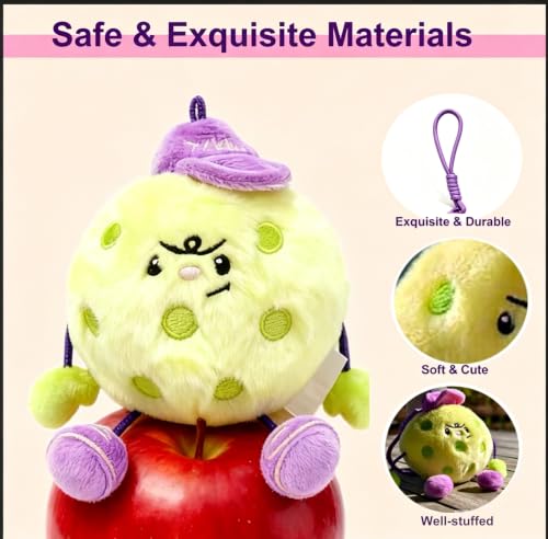 RORLAND Pickleball Funny Gift for Women or Men | Pickleball Plush Tote Bag Charm or Keychain | Ideal Gift for Pickle ball Lover, Partner or Teammates - image 4