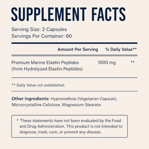HerbX Elastin Peptide Capsules