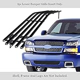 APS Compatible with 03-06 Chevy Silverado SS Lower Bumper Black Billet Grille N19-H40358C