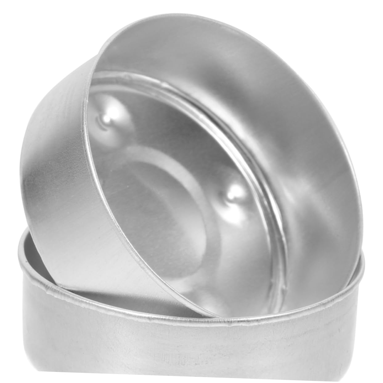 NUOBESTY 50pezzi Portacandele Alluminio Per Tea Light Contenitori Resilienti e Riutilizzabili Per Decorazioni Festive e Atmosfere Romantiche