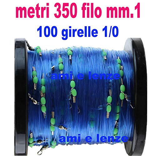 Palamito Da 50 Ami Mustad Per Pesca In Mare - Lenza Asso, Nuovo, Per Orate E Dentici