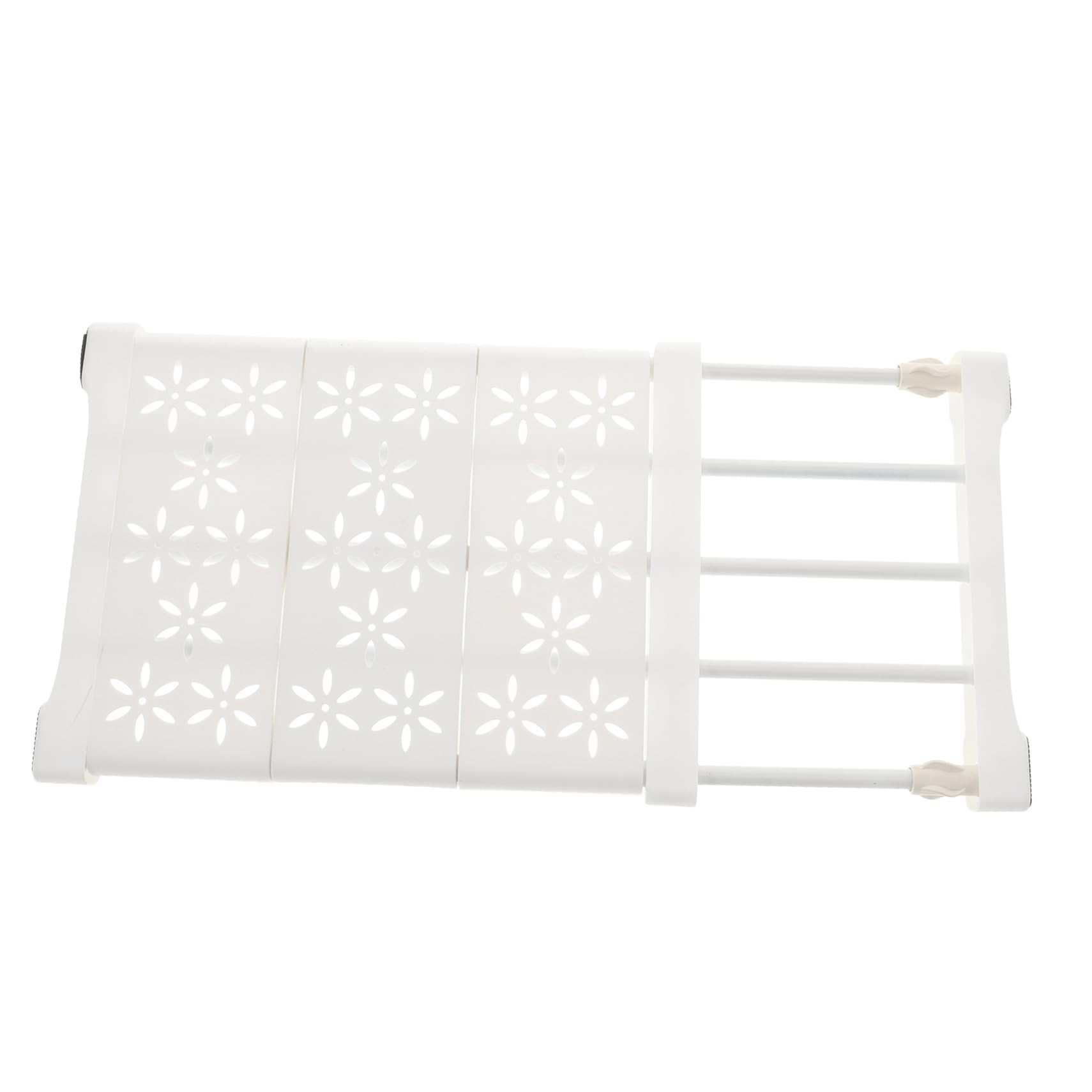 DIYEAH Adjustable Closet Tension Shelf Expandable Organizer for Cupboard Wardrobe and Locker Storage for Kitchen and Bedroom Durable