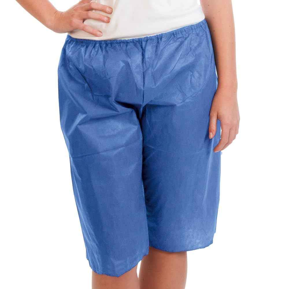 FRANZ MENSCH 250 Stück Hygostar Einweg-Shorts Unisex | SMS, dunkelblau, XL, L: 60cm, B: 65cm, Karton, Einweghosen, Einmalhosen, Einmalshorts