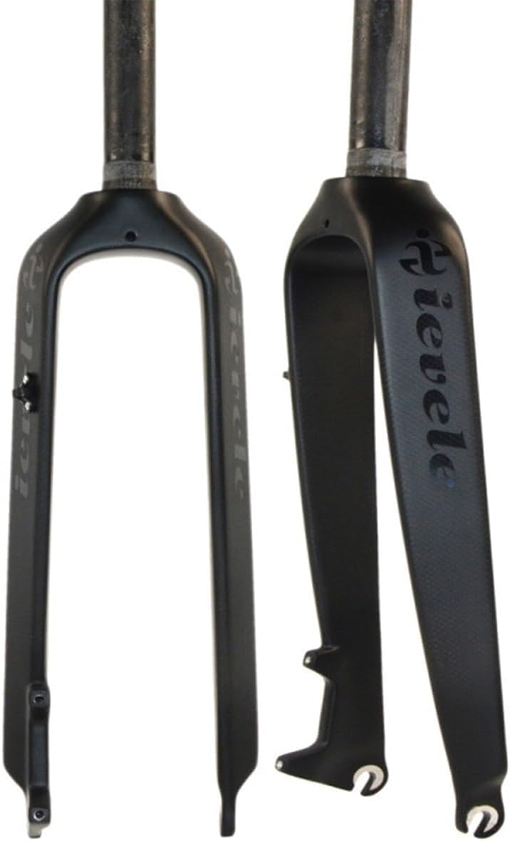 HOMSXPAC Mountain Bikes Rigid 26in 27.5in 29in 29L 28.6 1-1/8'' Straight Tube 1-1/2''Tapered Bike Hard Fork Carbon Fiber Front Forks Disc Brake QR(A,STRAIGHT_29L)