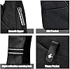 OSOCE Sacoche Homme Bandouliere RFID Sac Poitrine Homme Portefeuille en Bandoulière Sacoche Antivol Léger Multi-Fonctionnel Sling Bag Imperméable Crossbody Sac Noir #5