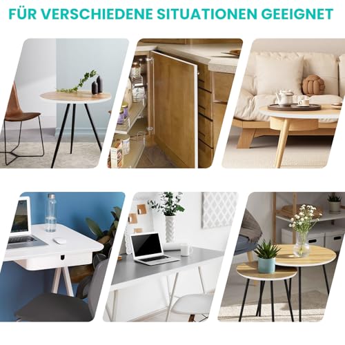 LeapBeast U-Form Selbstklebend Möbelkantenband, 5 Meter Möbelkantenband Flexible PVC Faltbarer Kantenschutz für Tische Bettkanten Nachttische Wand Ecken Esstische Kommoden Möbel