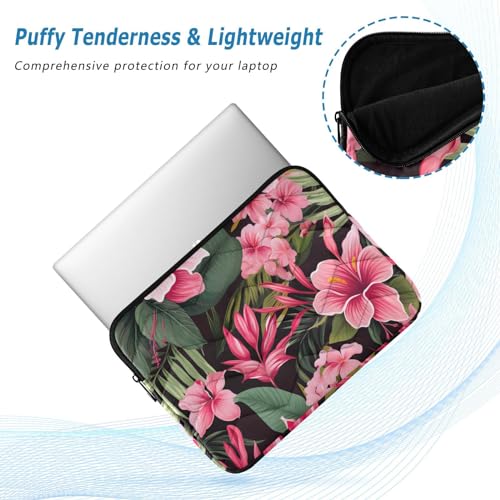 Funda para portátil J JOYSAY Flores tropicales 13-14 pulg miniatura 5