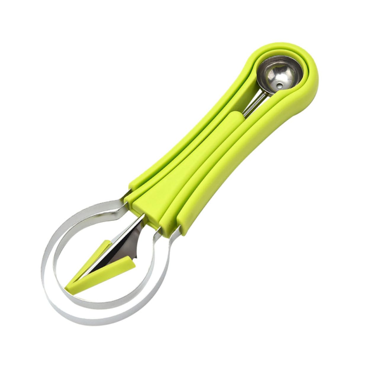 GRIRIW Fruit Ball Digging Set 1 Set Stainless Steel Fruit Carving Cutting Tool Melon Scooper Easy to Use