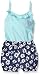 U.S. Polo Assn. Baby and Girls' Ruffle Neck Tank and Denim Short Romper