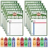 JolliLudo 50 Pcs Large Football Squares Board 100 Grids Including 10 Pcs 18 x 28 Inches Poster Squares Pool and 40 Medal Award Cards for for Football Game Party Favor