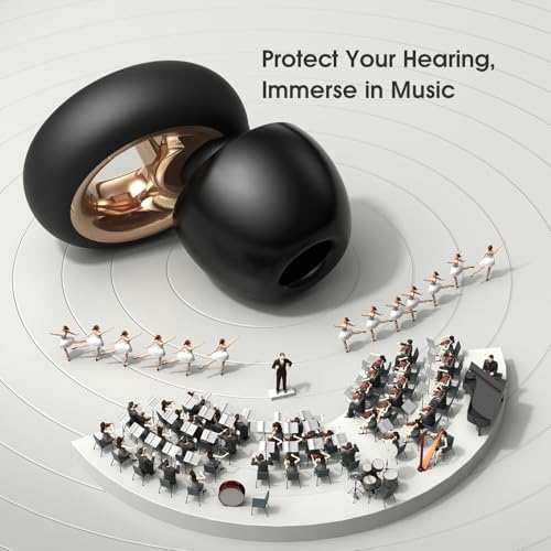 Image of Ear Plugs for Sleeping Noise Cancelling, 60dB Silicone Ear Plugs for Noise Reduction, Reusable Sleeping Earplugs for Snoring, Concert & Shooting Ear Protection with 8 Eartips(Jet Gray)
