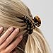Small Hair Clip for Women, France Luxe Sm Couture Claw Clip, Tokyo Tortoise, Strong Grip, Lightweight Comfort, Damage-Free French Design, Ideal for Half-Up Style