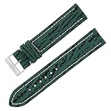  Breitling Y999 18-18mm Genuine Leather Green Unisex Watch Band w. Buckle