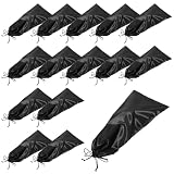 Hpmjz 15 PCS Shoe Storage Bags for Travel, Satin Shoe Bag with Drawstring for Men Women Protecting and Storing Shoes 17.7 x 7.9 In