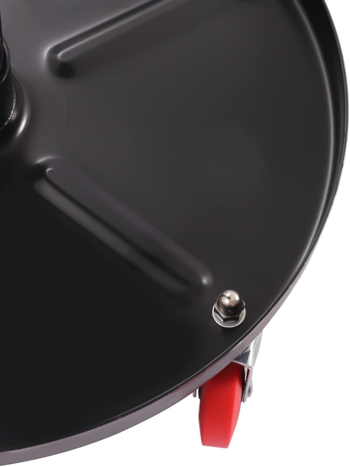 Pneumatic Mechanic Roller Garage Stool Heavy Duty Seat with Adjustable Height,5 Caster 300LBS, 360° Rotation and Tool Tray, Work Stool for Auto Repair, Workshop