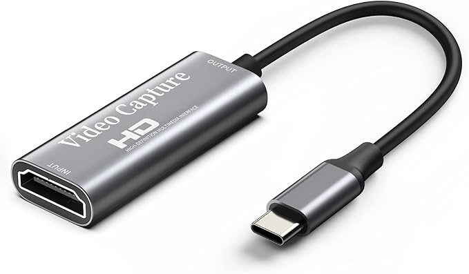 Chilison HDMI キャプチャーボード ゲームキャプチャー USB Type C ビデオキャプチャカード 1080P60Hz
