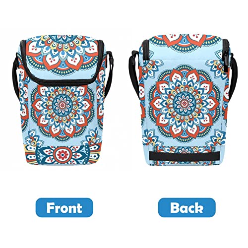 Bolsa de almuerzo isotérmica e impermeable con diseño floral 5