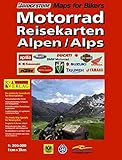  RV Motorrad-Reisekarten 1:300 000 Alpen