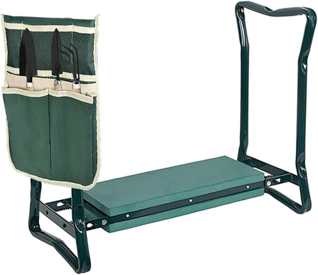 Garden Kneeler and Seat Foldable Garden Stool Heavy Duty Gardening Bench Kneeling and Sitting for Outdoor Garden Daily Courtyard Work