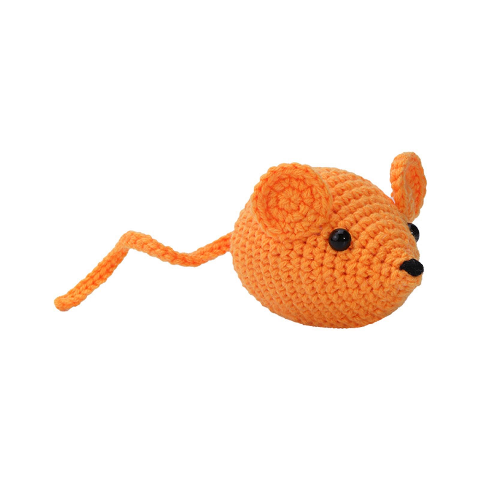 Kit de ganchillo de animales sin terminar con herramienta de ganchillo para muñeca, ganchillo, marcador de tejer, kit de accesorios