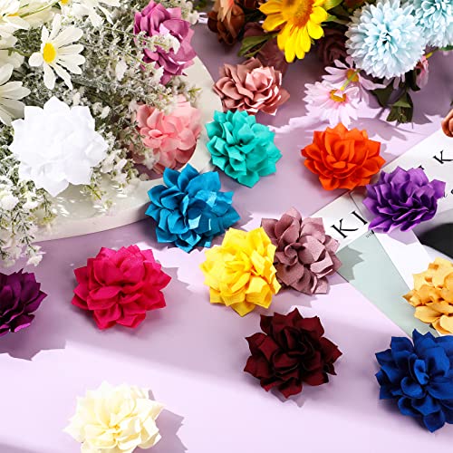 20 Pieces Dog Collar Flowers Multi Color Pet Flower Bow Ties Flower Collars For Dogs Grooming Cat Puppy Dog Flowers For Collars Dog Charms Collar Accessories #TOP3