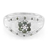 PERFEKTER SCHMUCK FÜR BESONDERE ANLÄSSE: Entdecken Sie den Ring mit 0,36 ct Fancy-Diamanten in Rund- und Brillantschliff, der jedem Outfit einen Hauch von Luxus und Raffinesse verleiht.