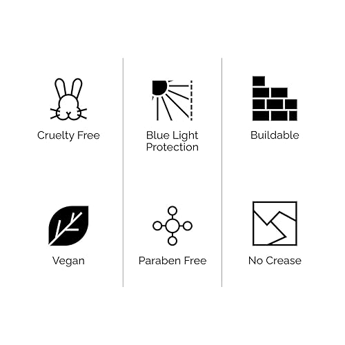 Miniatura 6 de OFIR Skin Satin - Base de cobertura media  Vegano  Protección de luz azul  Sin arrugas  1 onza líquida  Cocoa - Deep Neutral