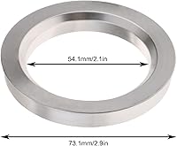 Vista 2 de SaferCCTV - Anillos centrados para eje de rueda 73,1 a 2.130 in, diámetro exterior: 2.878 in ID:2.130 in, accesorios de coche de aleación