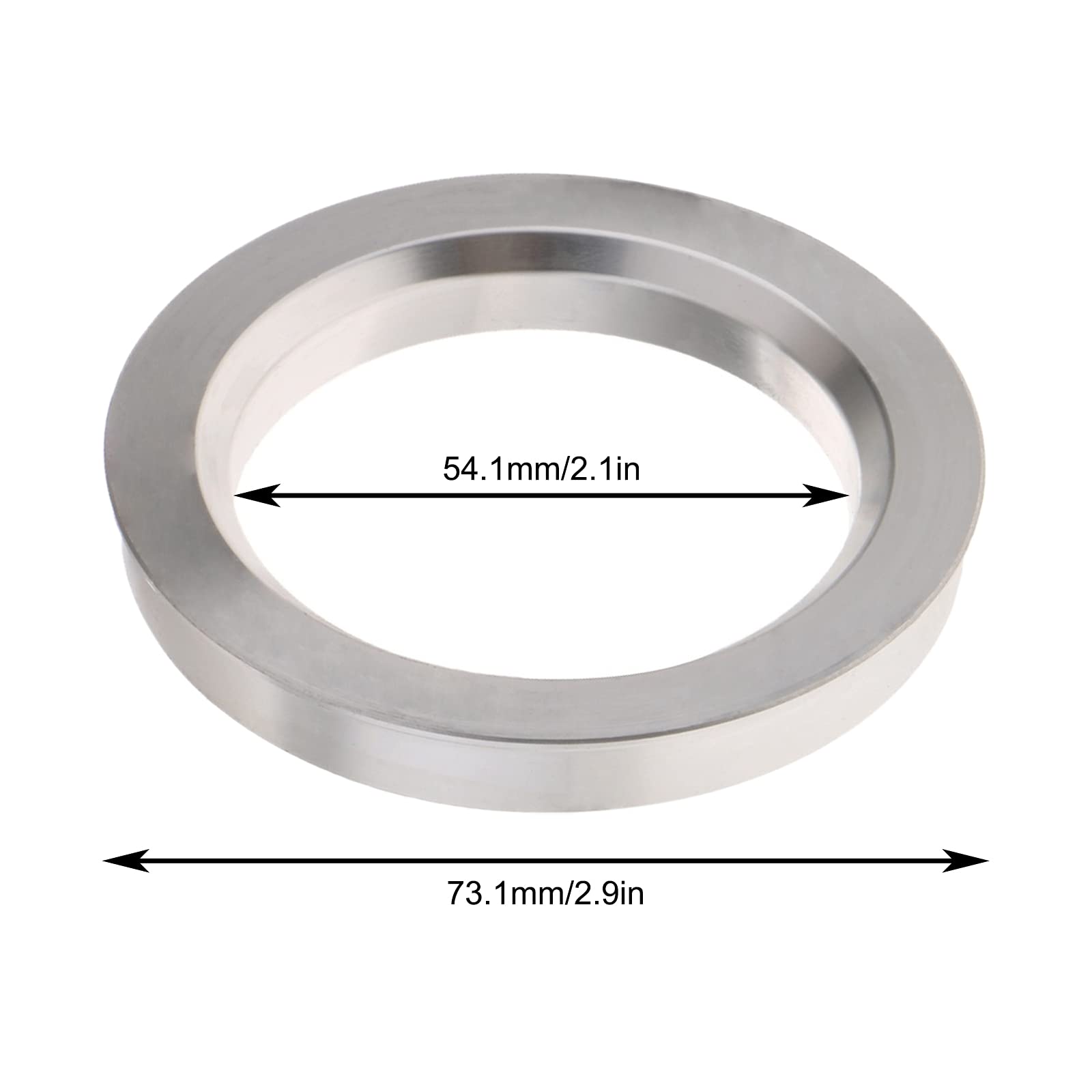 ZHTEAPR 4pc Wheel Hub Centric Rings 73.1 To 54.1 - OD=73.1mm ID=54.1mm - Aluminium Alloy Wheel Hubrings 54.1 To 73.1 : Buy Online At Best Price In KSA - Souq Is Now