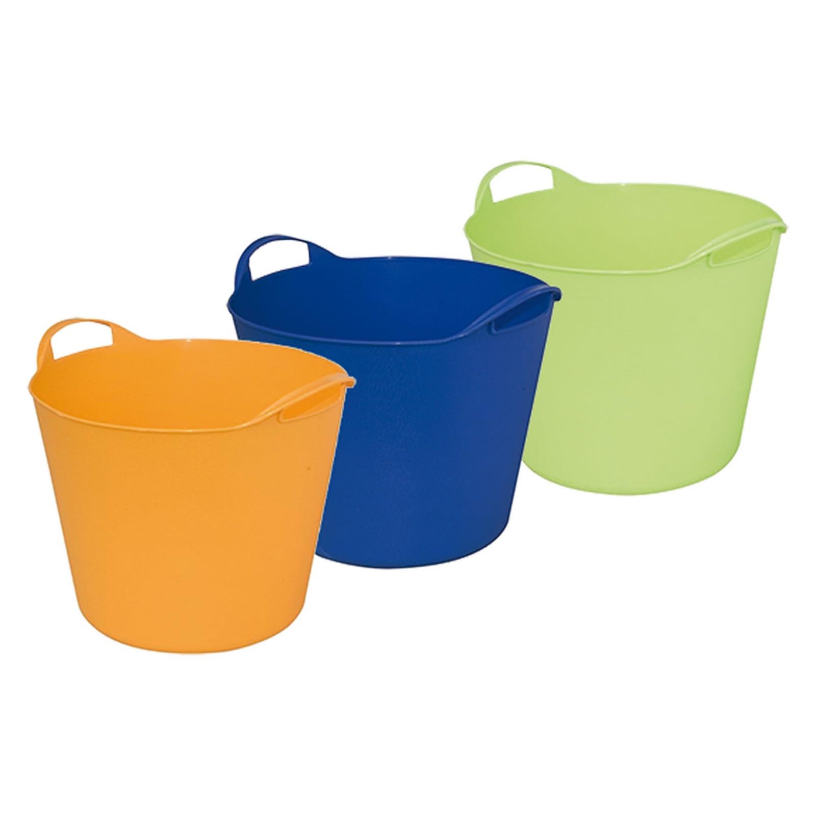 1PEZZO SECCHIO CONTENITORE MULTIUSO ''FLEX-BAG'' ø42 cm - 24 lt blu