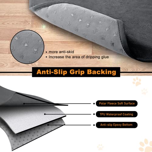 Image of Dog Pee Pad Washable 82x120 Extra Large,Absorb Reusable Whelping Pads, Non-Slip Puppy Training Pads, Waterproof Floor Mat for Potty Training, Playpen,Incontinence,Housebreaking,Bed