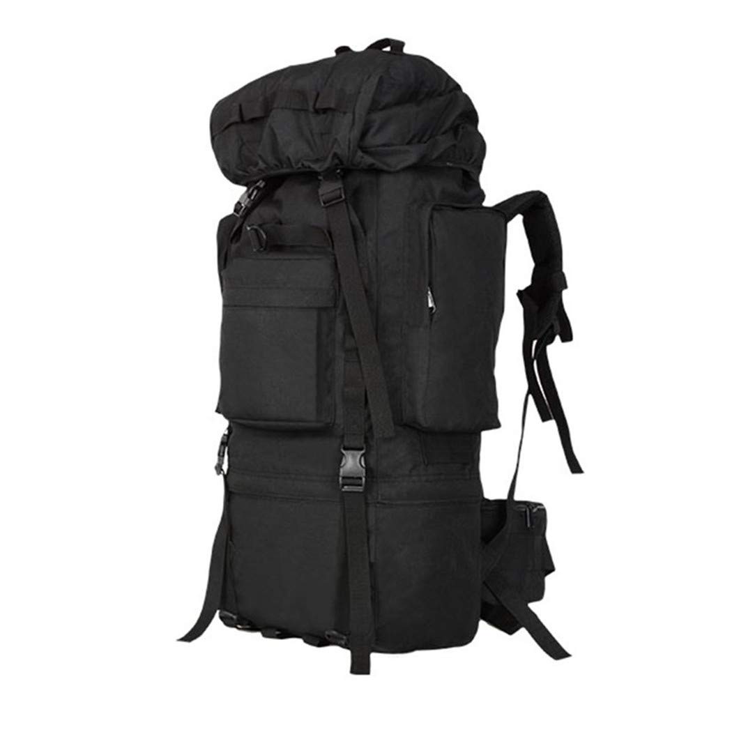 Sac à dos camping plein air grande capacité noir style tactique et militaire