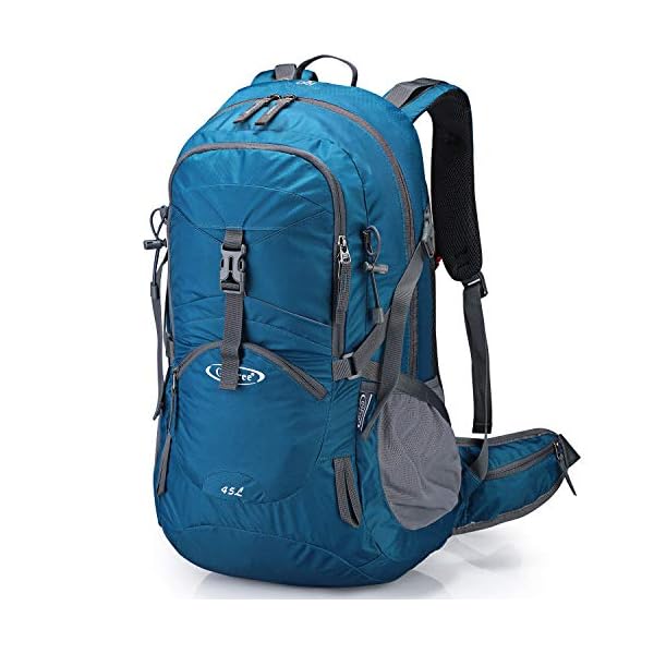 G4Free-45L-Hiking-Travel-Backpack-Waterproof-with-Rain-Cover-Outdoor-Camping-Daypack-for-Men-WomenGrey-Blue G4Free 45L Hiking Travel Backpack Waterproof with Rain Cover, Outdoor Camping Daypack for Men Women (Grey Blue)