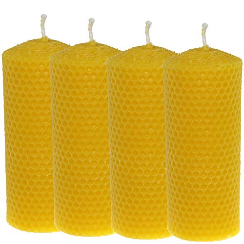 Toms Bienen 4 Wabenkerzen aus 100% reinen Bienenwachs Cover