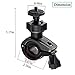 TEKCAM Action Camera Bike Mount Holder 360 Degree Rotatable Motorcycle Bicycle Rod Bar Handlebar Clamp Mount Bracket Compatible with Gopro Hero 7 6 5 AKASO EK7000 4K Apeman Campark Crosstour Camera